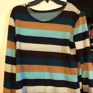 Multi color sweater tunic